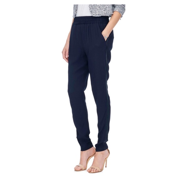 Rebecca Taylor Emma Silk Trim Pant - Picture 2 of 7